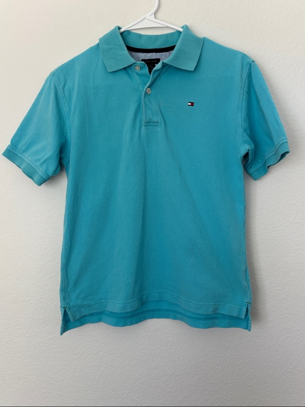 Tommy Hilfiger Turquoise Short-Sleeve Polo